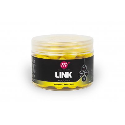 Mainline Dumbell Fluoro Wafters Link 12x15mm Yellow 