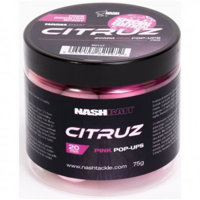 Nash Citruz Pop Ups Pink 12mm 50g + 3ml Booster Spray 