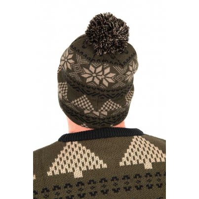 Fox Festive Bobble Hat