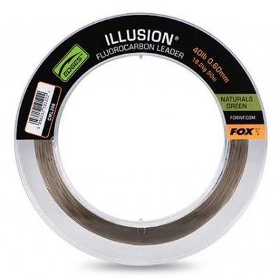 Fox Fluorocarbon Edges Illusion Leader Naturals Green  0,60mm 50m