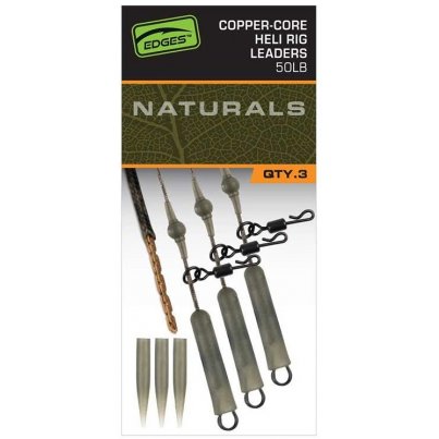 Fox Naturals Copper Core Heli Rig Leaders