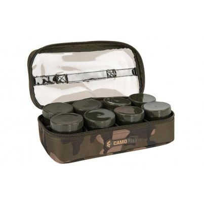 Fox Pouzdro Camolite 12 Pot Hookbait Case