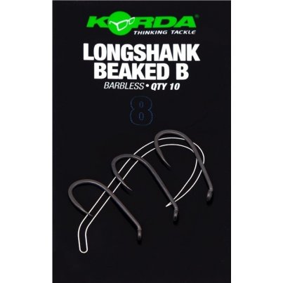 Korda Longshank Beaked Barbless vel. 8