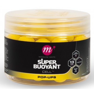 Mainline Super Buoyant Pop Ups Cell 13mm Yellow