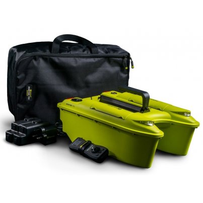 RidgeMonkey Zavážecí Loďka Hunter 750 Bait Boat Hi-Viz Echo Edition