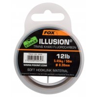 Fox Edges Illusion Soft Trans Khaki Fluorocarbon 12lb 50m 0,30mm