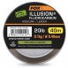 Fox Fluorocarbon Edges Illusion Hooklink/Leader Naturals Green 0,40mm 40m